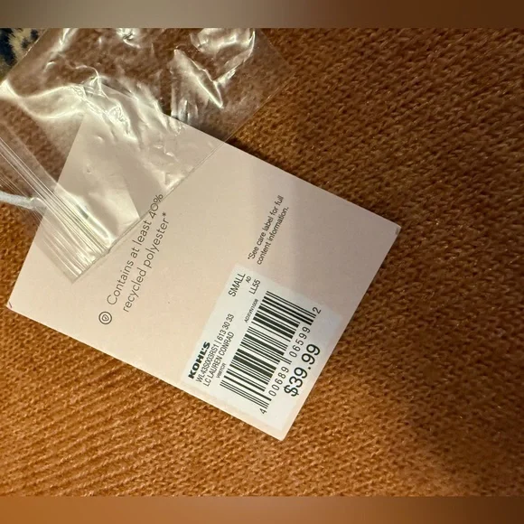 LC Lauren Conrad Rust Knit Polo Sweater - Picture 2 of 3